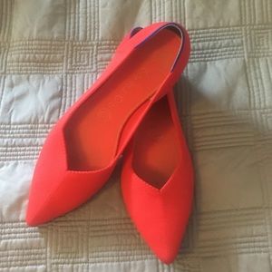 Rothy’s The Point in Flame 9.5 EUC